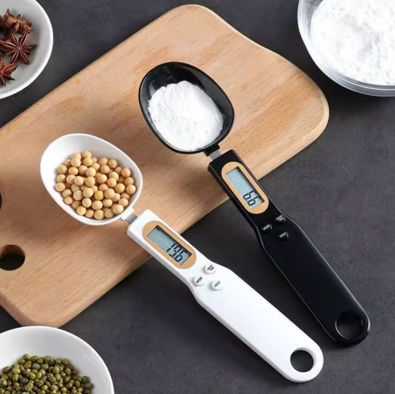 Smart scale spoon