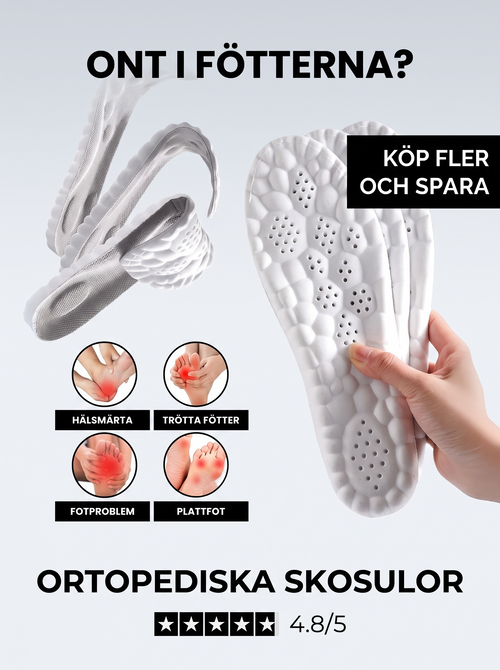 OrtoCloud™ Skoinlägg för hälsporre & fotvärk