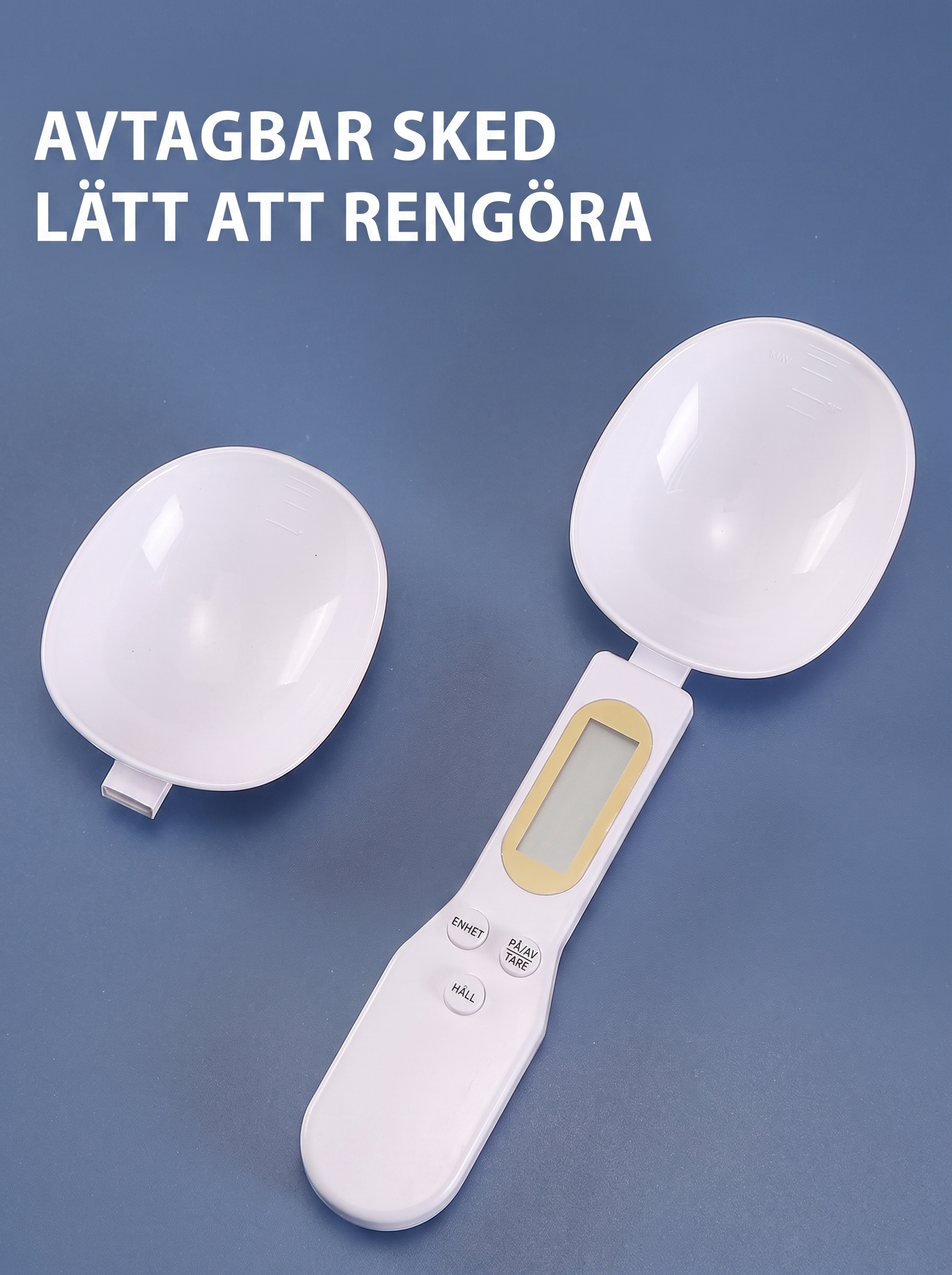 Smart scale spoon