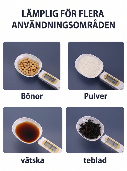 Smart scale spoon